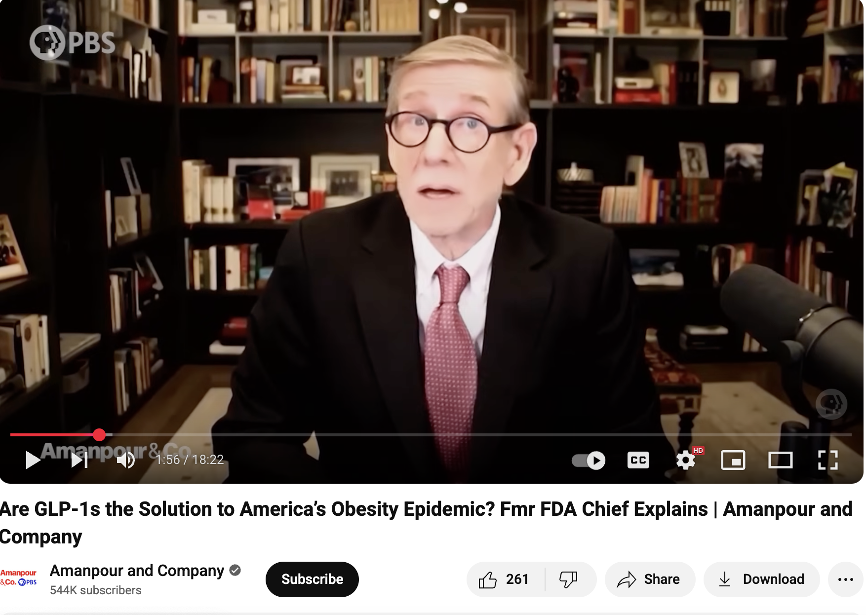 Dr. David Kessler / Amanpour & Company - PBS